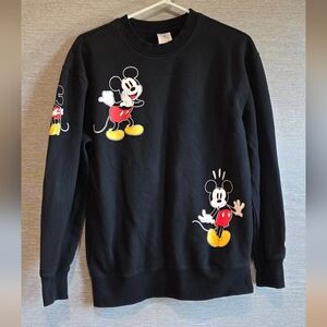 Disney Men's Black Mickey Mouse Sweater
